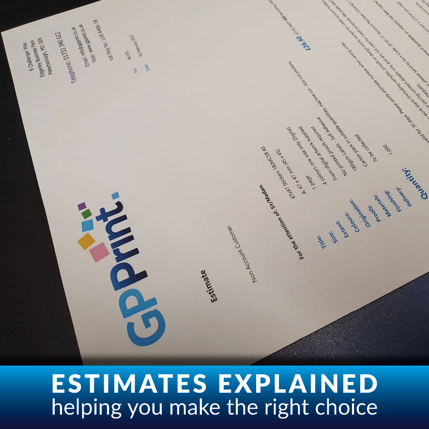 A GP Print Quote