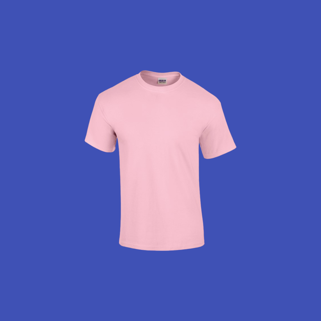 Gildan Ultra Cotton Adult Tee - Light Pink