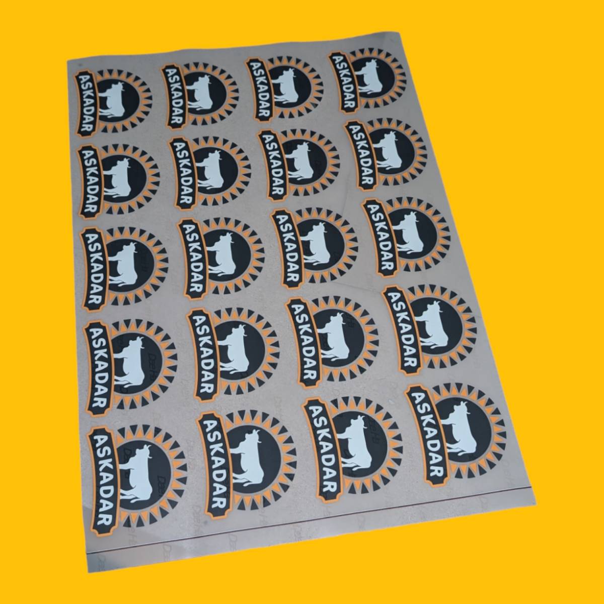 DTF Printed Sheet