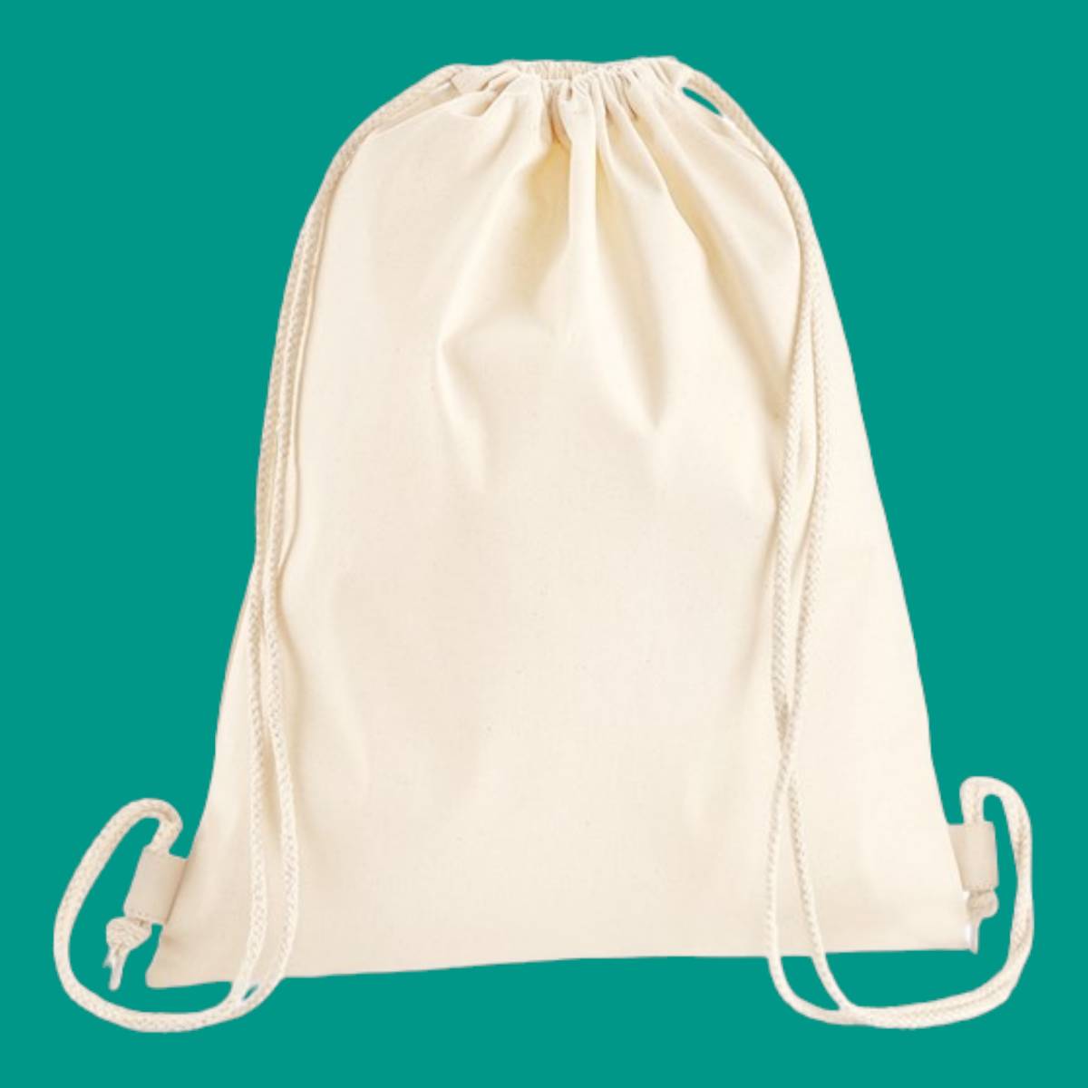 Westford Mill Premium Cotton Gymsacs - Natural