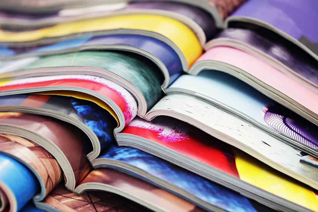 Magazine Advertising - Stacks of Glossy Adverts